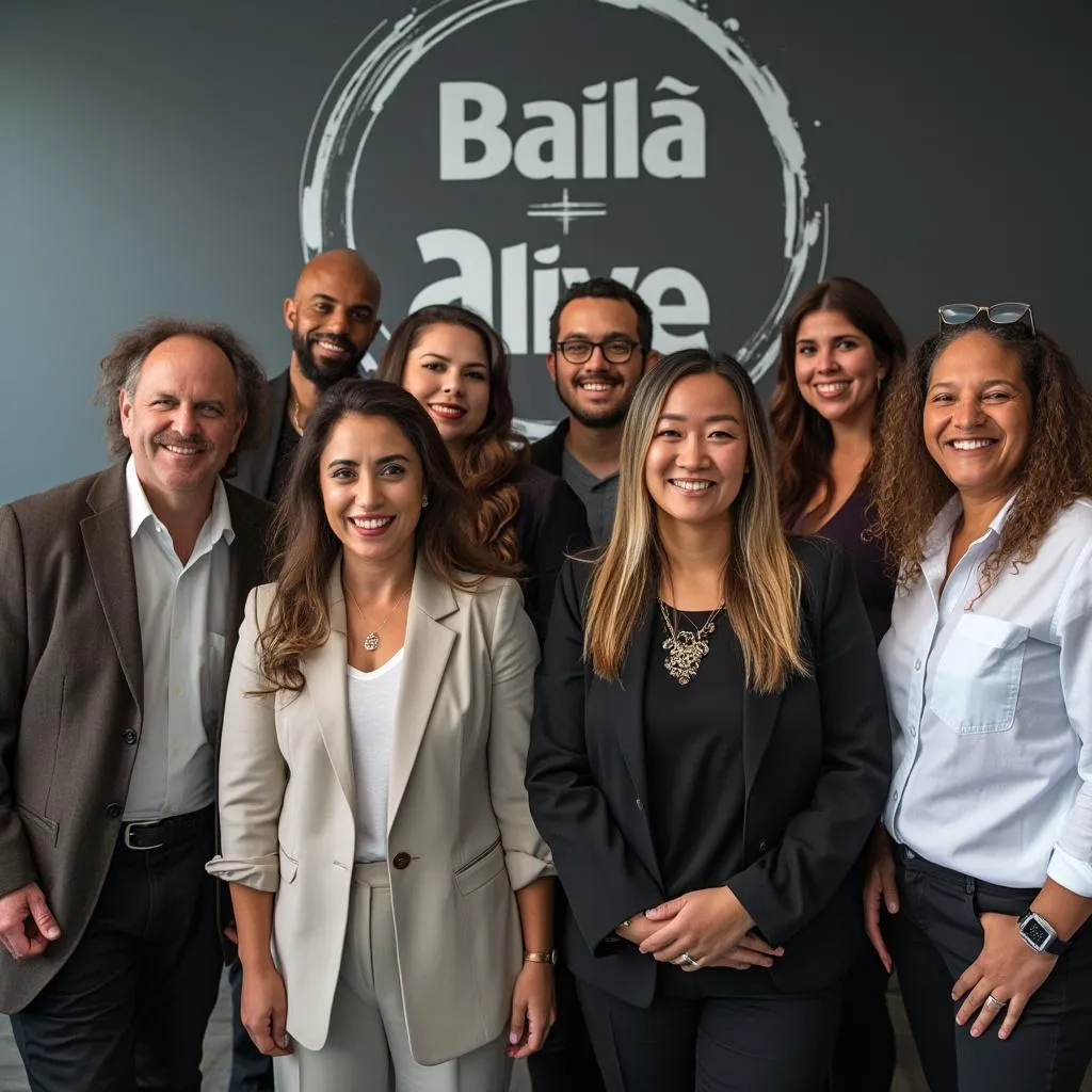 Equipo completo de profesores y colaboradores